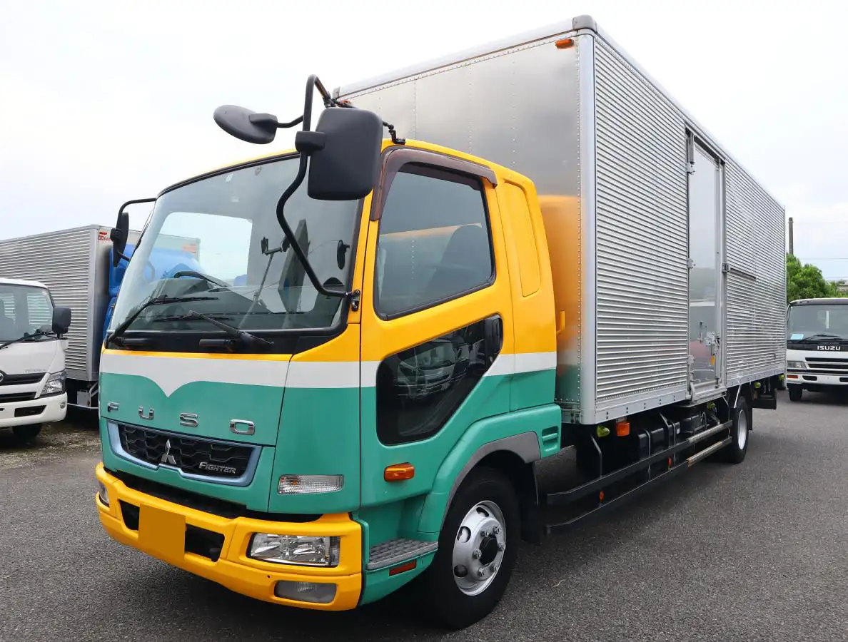 三菱 ファイター 中型/増トン アルミバン サイドドア ベッド の中古トラック【車両No.168736】