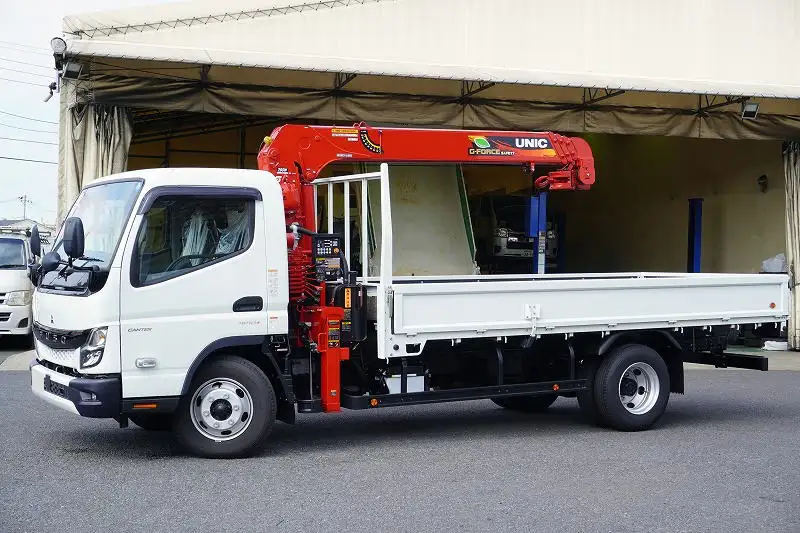 三菱 キャンター 小型 クレーン付 4段 ラジコン の中古トラック【車両No.169251】