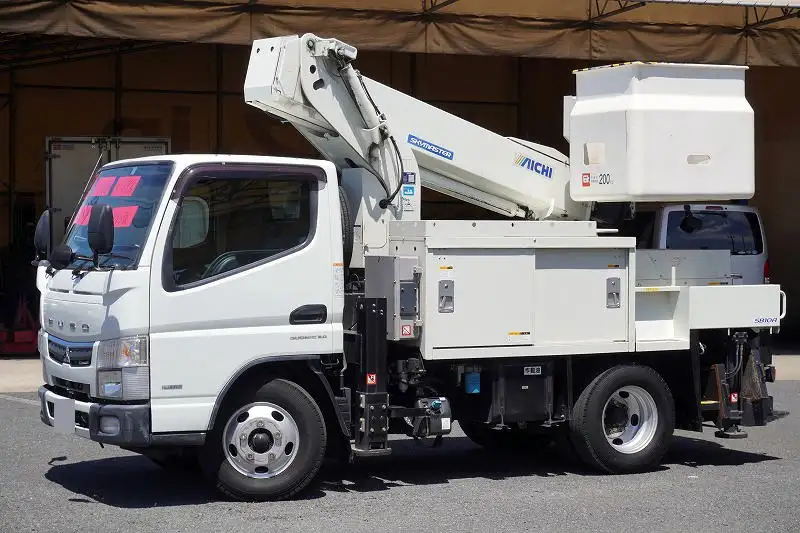 三菱 キャンター 小型 高所・建柱車 高所作業車 電工仕様 の中古トラック【車両No.169223】