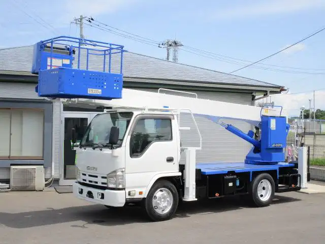 いすゞ エルフ 小型 高所・建柱車 高所作業車 SKG-NKR85YN の中古トラック【車両No.168600】