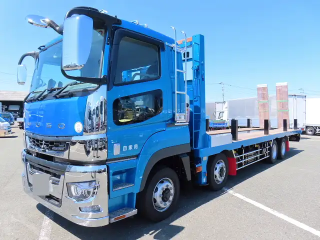 三菱 スーパーグレート 大型 車両重機運搬 ウインチ ベッド の中古トラック【車両No.169278】