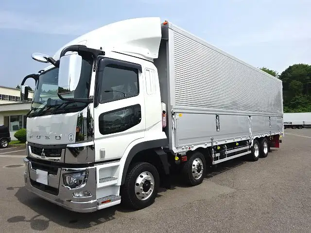 三菱 スーパーグレート 大型 ウイング エアサス ベッド の中古トラック【車両No.169537】