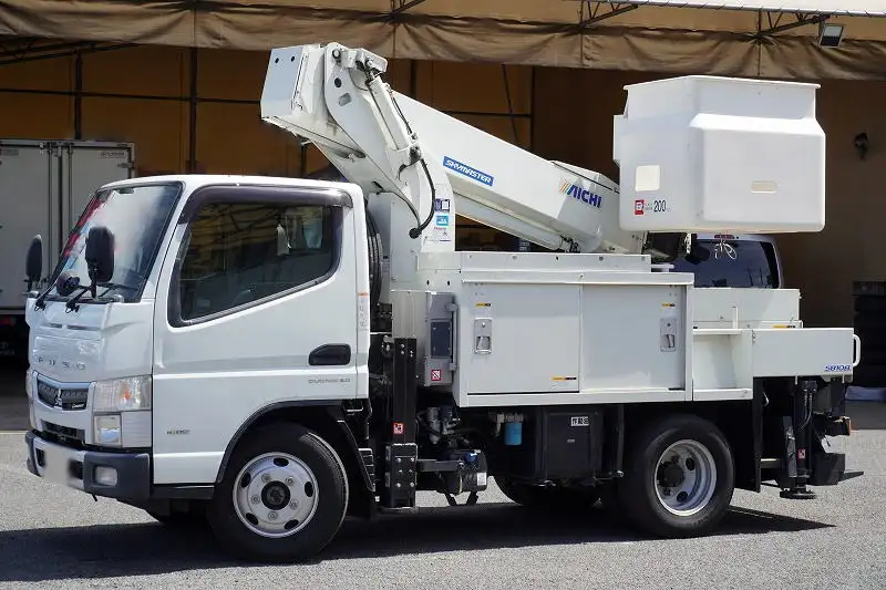 三菱 キャンター 小型 高所・建柱車 高所作業車 電工仕様 の中古トラック【車両No.169629】
