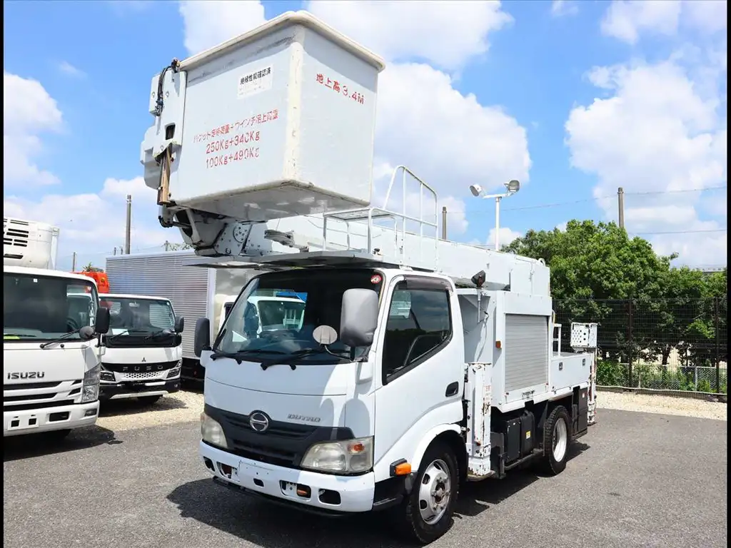 日野 デュトロ 小型 高所・建柱車 高所作業車 電工仕様 の中古トラック【車両No.170060】