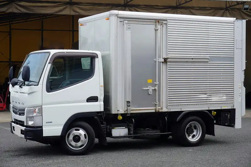 三菱 キャンター 小型 アルミバン パワーゲート サイドドア の中古トラック【車両No.170578】