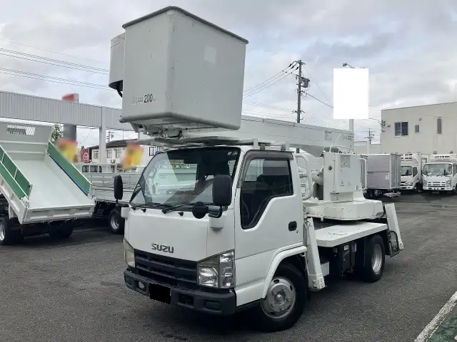 いすゞ エルフ 小型 高所・建柱車 高所作業車 電工仕様 の中古トラック【車両No.170724】