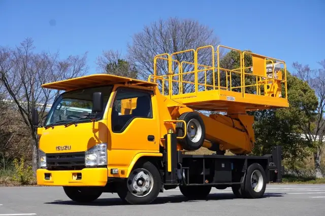 いすゞ エルフ 小型 高所・建柱車 高所作業車 SKG-NKR85YN の中古トラック【車両No.170927】
