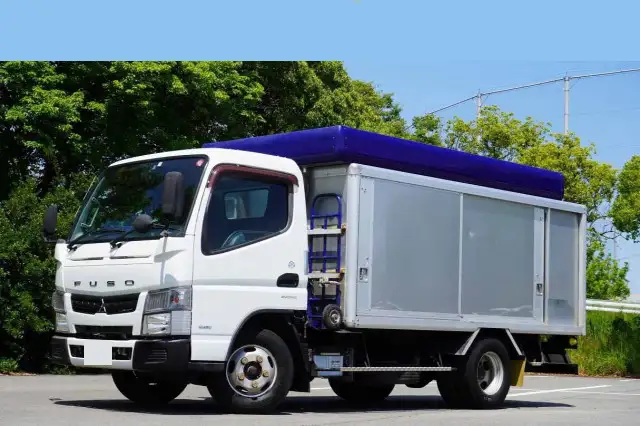 三菱 キャンター 小型 アルミバン ボトルカー サイドドア の中古トラック【車両No.170942】