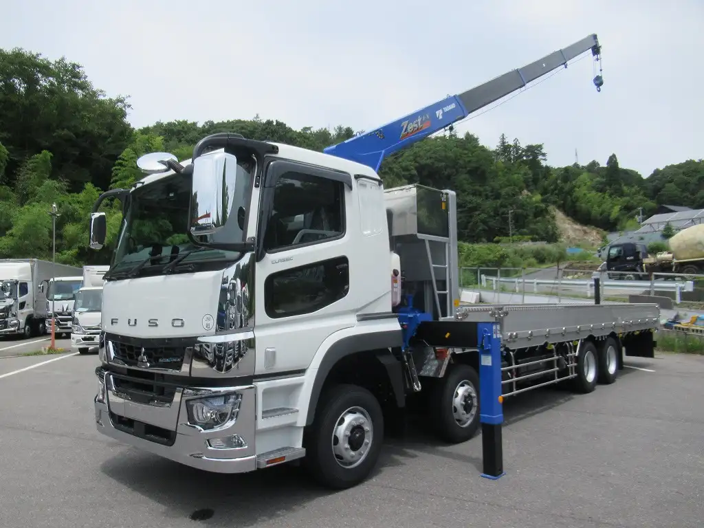 三菱 スーパーグレート 大型 クレーン付 アルミブロック 4段 の中古トラック【車両No.171190】