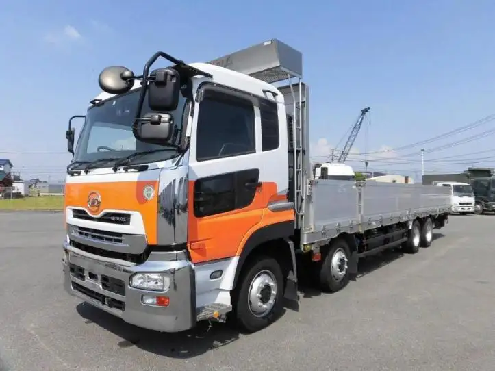 日産UD クオン 大型 平ボディ アルミブロック エアサス の中古トラック【車両No.171129】