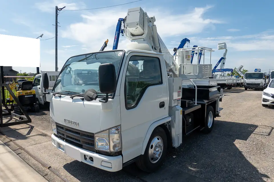 いすゞ エルフ 小型 高所・建柱車 高所作業車 BDG-NKR85N の中古トラック【車両No.171323】
