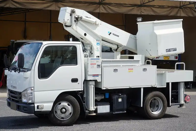 いすゞ エルフ 小型 高所・建柱車 高所作業車 電工仕様 の中古トラック【車両No.171490】