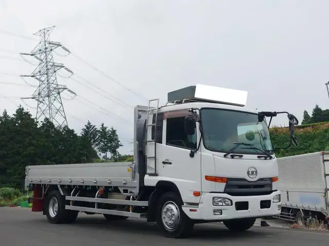 日産UD コンドル 中型/増トン 平ボディ アルミブロック ベッド の中古トラック【車両No.171541】