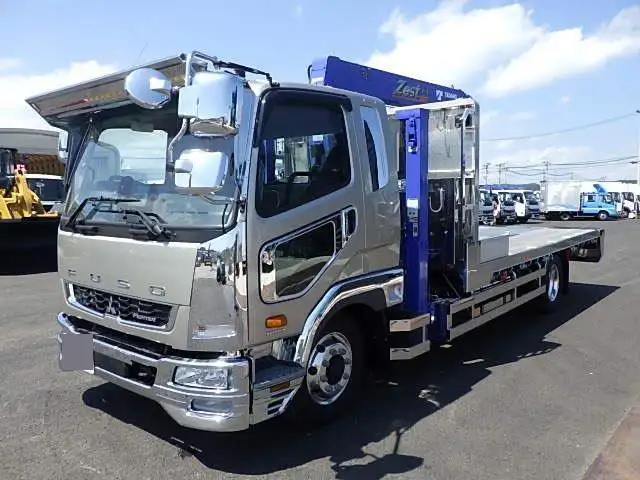 三菱 ファイター 中型/増トン 車両重機運搬 4段クレーン ラジコン の中古トラック【車両No.171375】