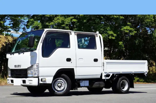 いすゞ エルフ 小型 平ボディ Wキャブ 床鉄板 の中古トラック【車両No.171659】