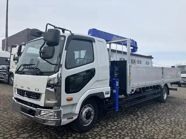 三菱 ファイター 中型/増トン クレーン付 アルミブロック 4段 の中古トラック【車両No.171755】