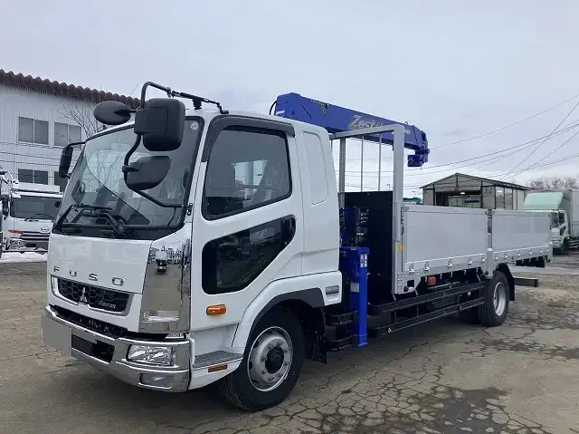 三菱 ファイター 中型/増トン クレーン付 アルミブロック 4段 の中古トラック【車両No.171756】