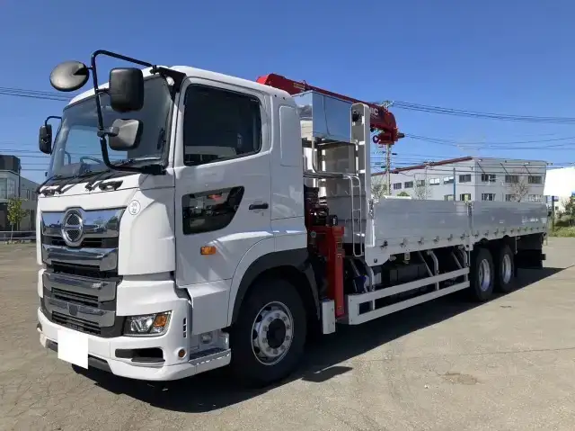 日野 プロフィア 大型 クレーン付 アルミブロック 4段 の中古トラック【車両No.171757】