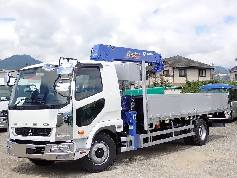 三菱 ファイター 中型/増トン クレーン付 アルミブロック 5段 の中古トラック【車両No.171842】