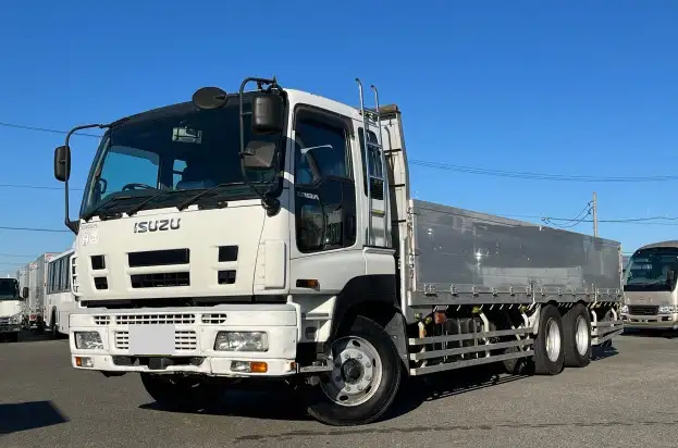 いすゞ ギガ 大型 平ボディ アルミブロック エアサス の中古トラック【車両No.171828】