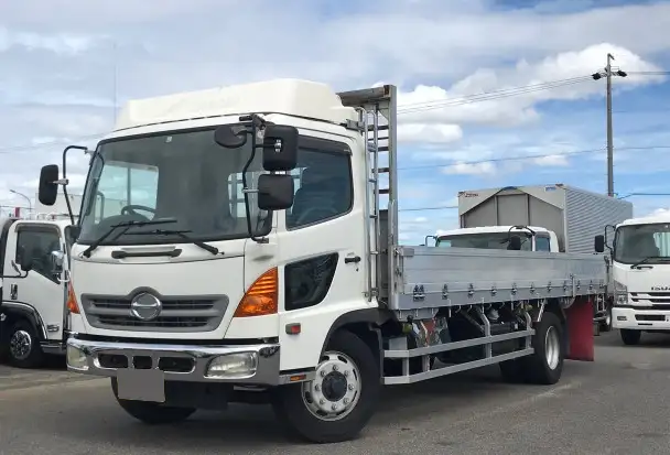 日野 レンジャー 中型/増トン 平ボディ 床鉄板 アルミブロック の中古トラック【車両No.171783】