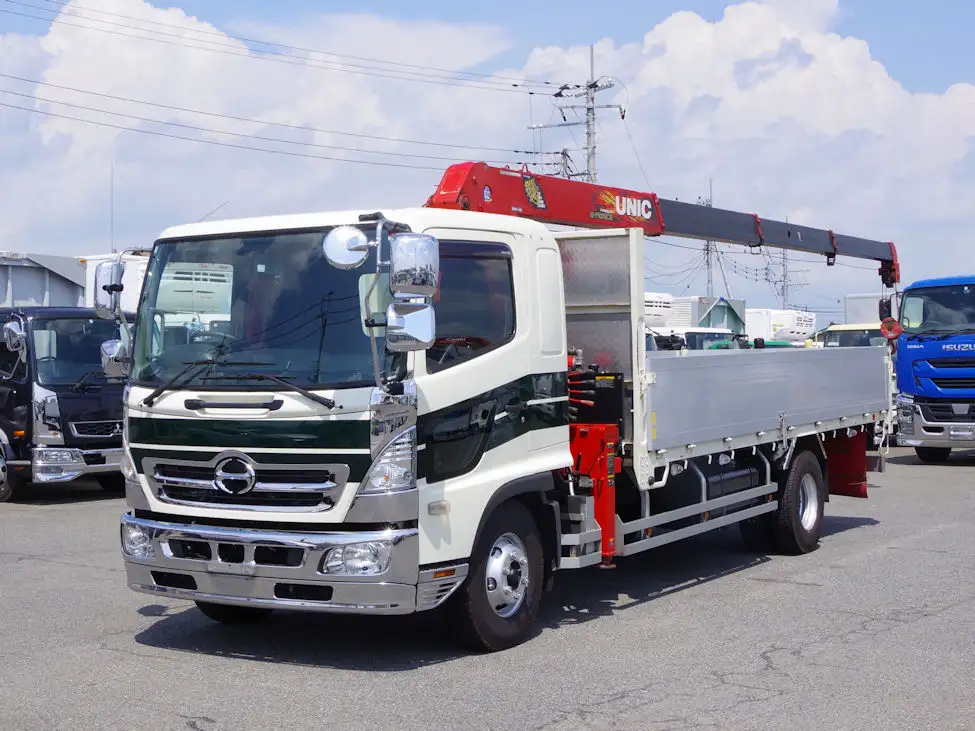日野 レンジャー 中型/増トン クレーン付 アルミブロック 4段 の中古トラック【車両No.171919】