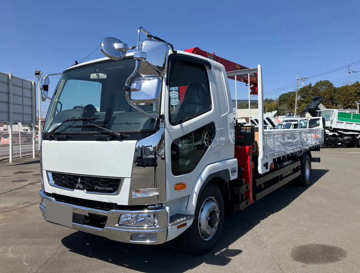 三菱 ファイター 中型/増トン クレーン付 4段 ラジコン の中古トラック【車両No.172040】