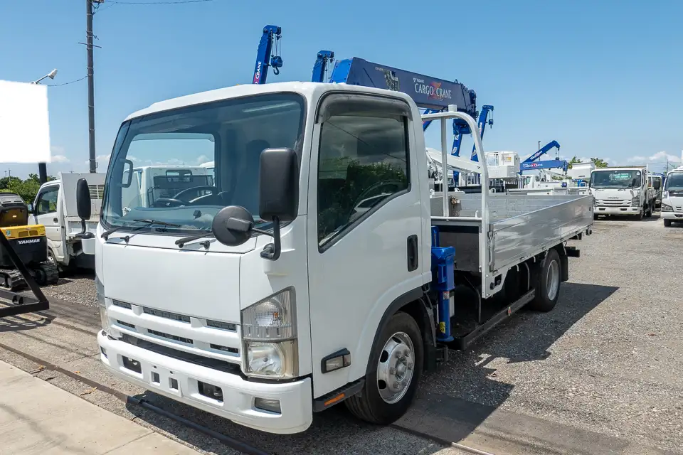 いすゞ エルフ 小型 クレーン付 アルミブロック 4段 の中古トラック【車両No.172081】