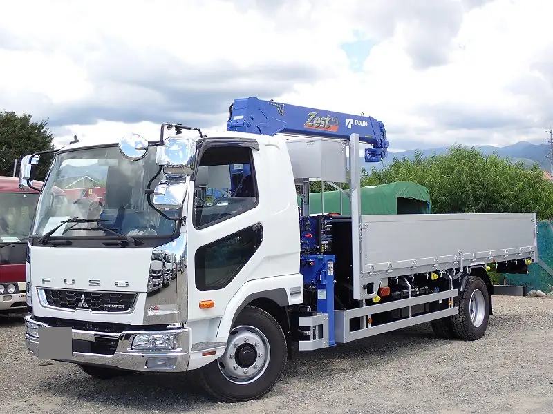 三菱 ファイター 中型/増トン クレーン付 アルミブロック 4段 の中古トラック【車両No.172296】