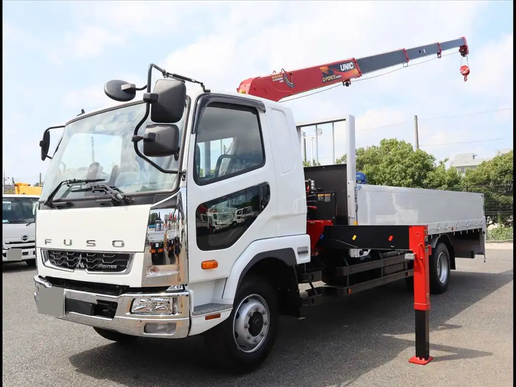 三菱 ファイター 中型/増トン クレーン付 アルミブロック 4段 の中古トラック【車両No.171699】