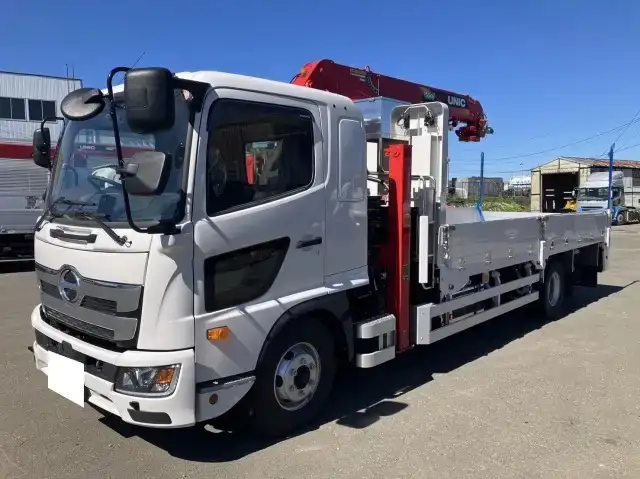 日野 レンジャー 中型/増トン 車両重機運搬 4段クレーン ラジコン の中古トラック【車両No.172684】