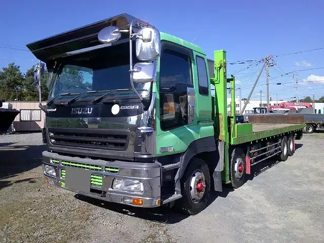 いすゞ ギガ 大型 車両重機運搬 ウインチ ベッド の中古トラック【車両No.172694】