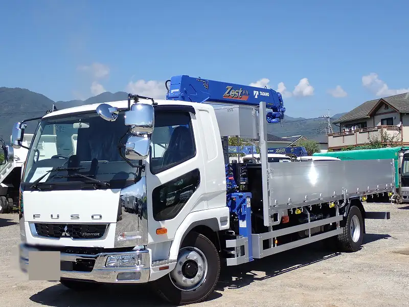 三菱 ファイター 中型/増トン クレーン付 アルミブロック 4段 の中古トラック【車両No.172704】