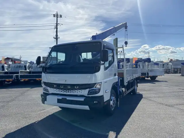 三菱 キャンター 小型 クレーン付 アルミブロック 4段 の中古トラック【車両No.172789】