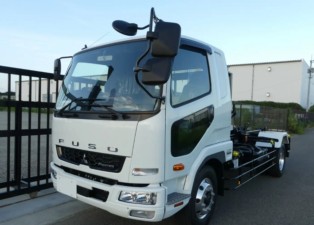 三菱 ファイター 中型/増トン アームロール ツインホイスト ベッド の中古トラック【車両No.173081】