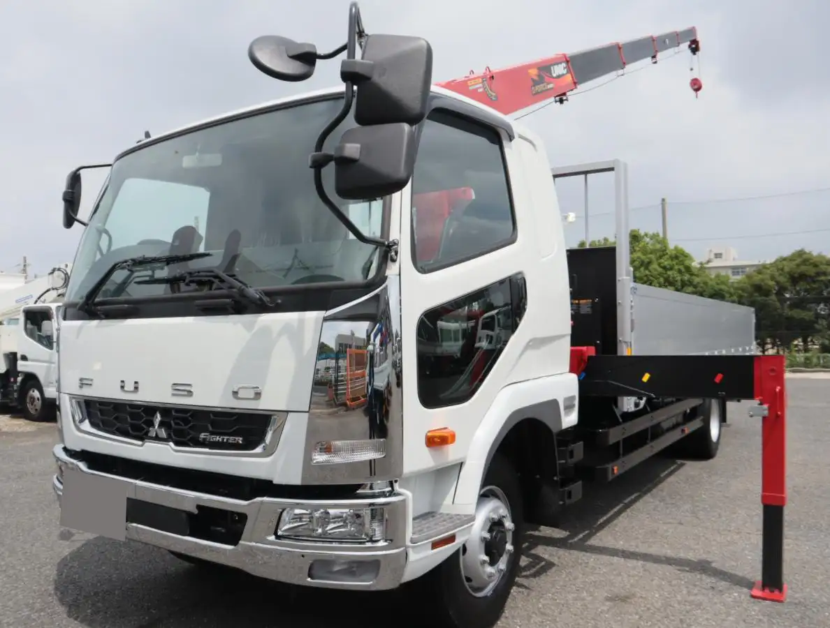 三菱 ファイター 中型/増トン クレーン付 アルミブロック 5段 の中古トラック【車両No.172978】
