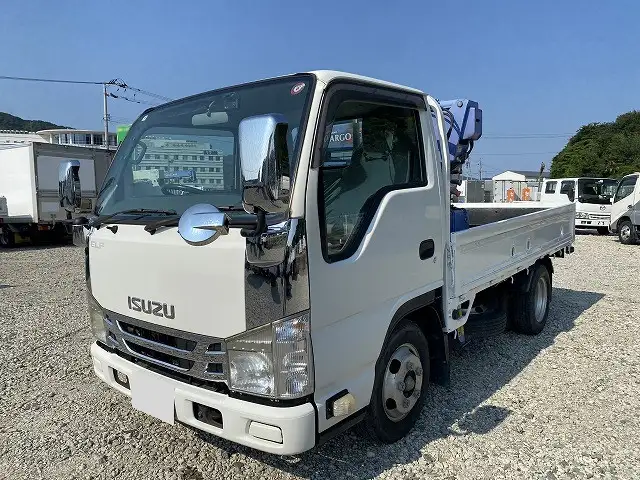 いすゞ エルフ 小型 クレーン付 横置簡易クレーン 3段 の中古トラック【車両No.173168】