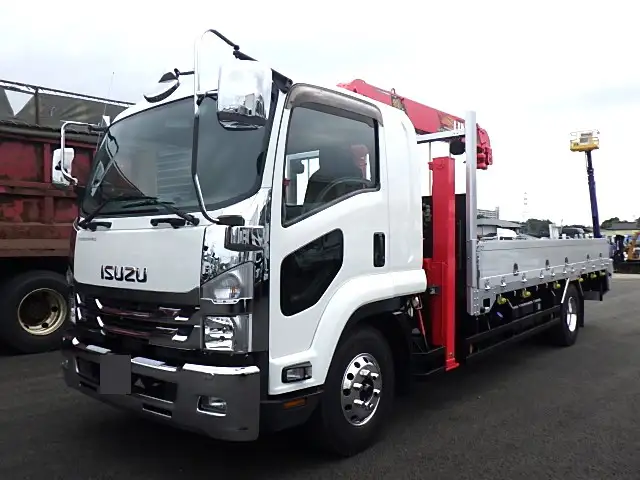 いすゞ フォワード 中型/増トン 車両重機運搬 4段クレーン ラジコン の中古トラック【車両No.173299】