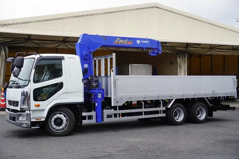 三菱 ファイター 中型/増トン クレーン付 アルミブロック 4段 の中古トラック【車両No.173453】