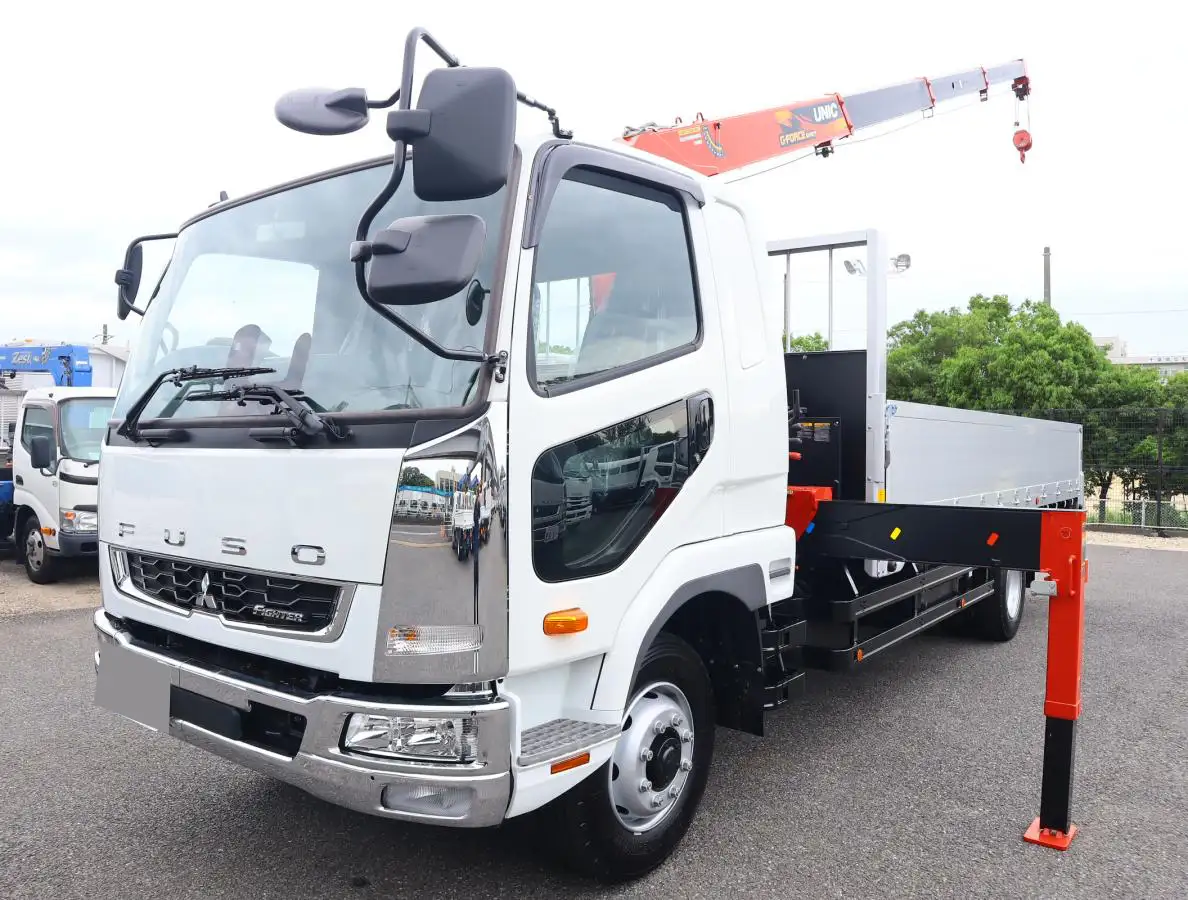 三菱 ファイター 中型/増トン クレーン付 アルミブロック 4段 の中古トラック【車両No.173404】