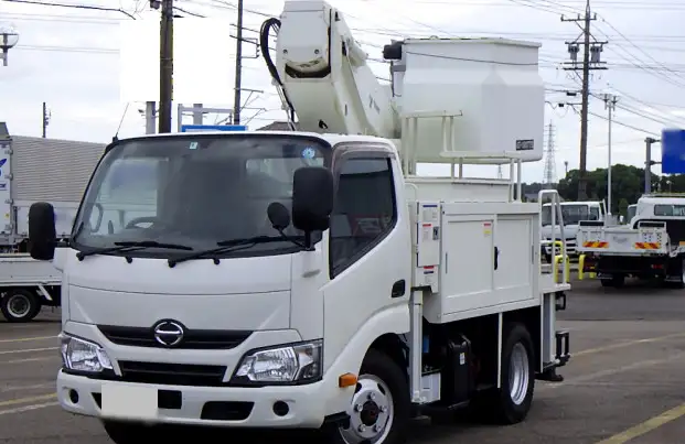日野 デュトロ 小型 高所・建柱車 高所作業車 電工仕様 の中古トラック【車両No.173526】