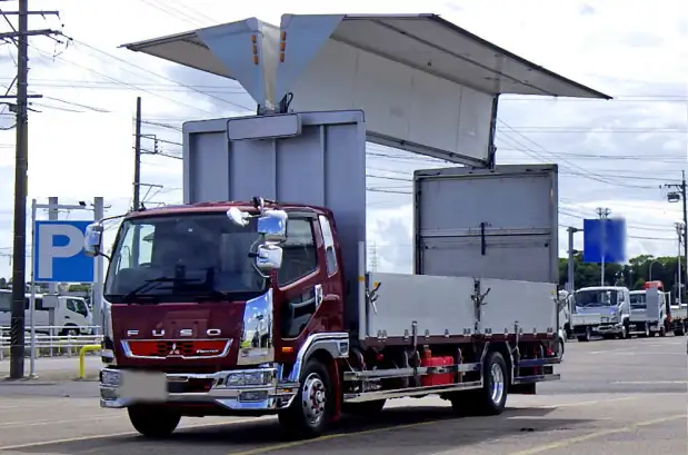 三菱 ファイター 中型/増トン ウイング パワーゲート エアサス の中古トラック【車両No.173496】
