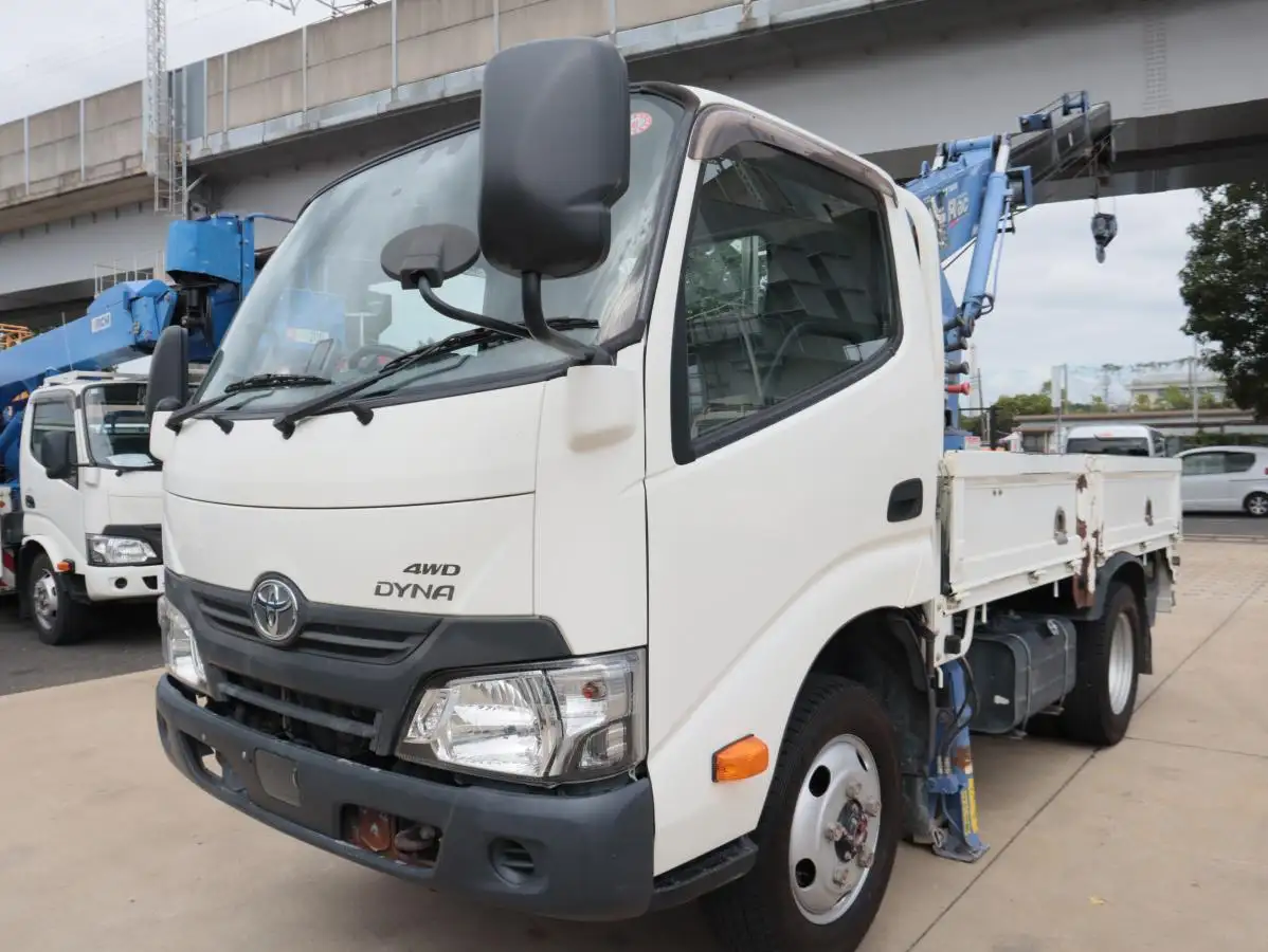 トヨタ ダイナ 小型 クレーン付 横置簡易クレーン 床鉄板 の中古トラック【車両No.173853】