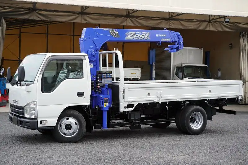 いすゞ エルフ 小型 クレーン付 4段 ラジコン の中古トラック【車両No.173894】