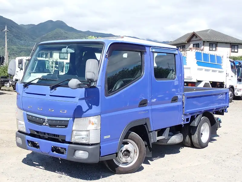 三菱 キャンター 小型 平ボディ Wキャブ TPG-FBA00 の中古トラック【車両No.173876】