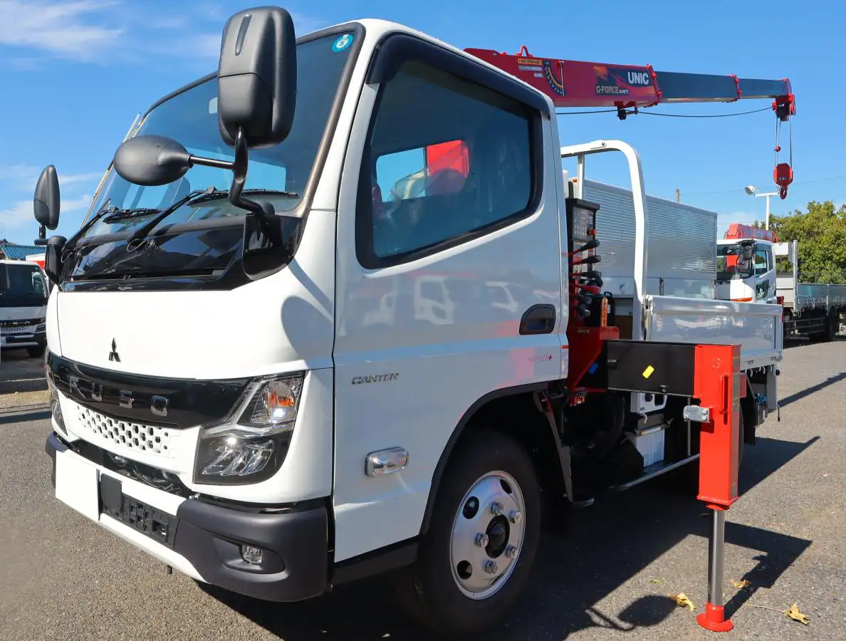 三菱 キャンター 小型 クレーン付 3段 ラジコン の中古トラック【車両No.174216】
