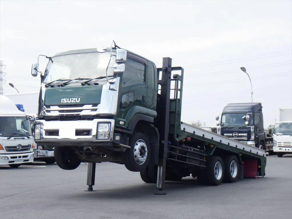 いすゞ フォワード 中型/増トン 車両重機運搬 ウインチ ベッド の中古トラック【車両No.174379】