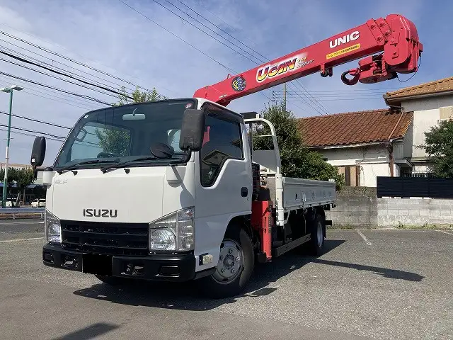 いすゞ エルフ 小型 クレーン付 3段 ラジコン の中古トラック【車両No.174373】