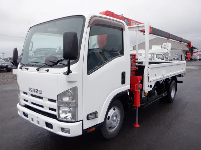 いすゞ エルフ 小型 クレーン付 4段 ラジコン の中古トラック【車両No.174439】