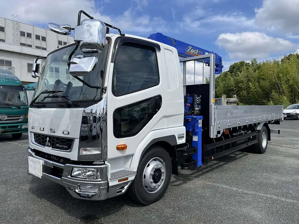 三菱 ファイター 中型/増トン クレーン付 アルミブロック 4段 の中古トラック【車両No.174253】